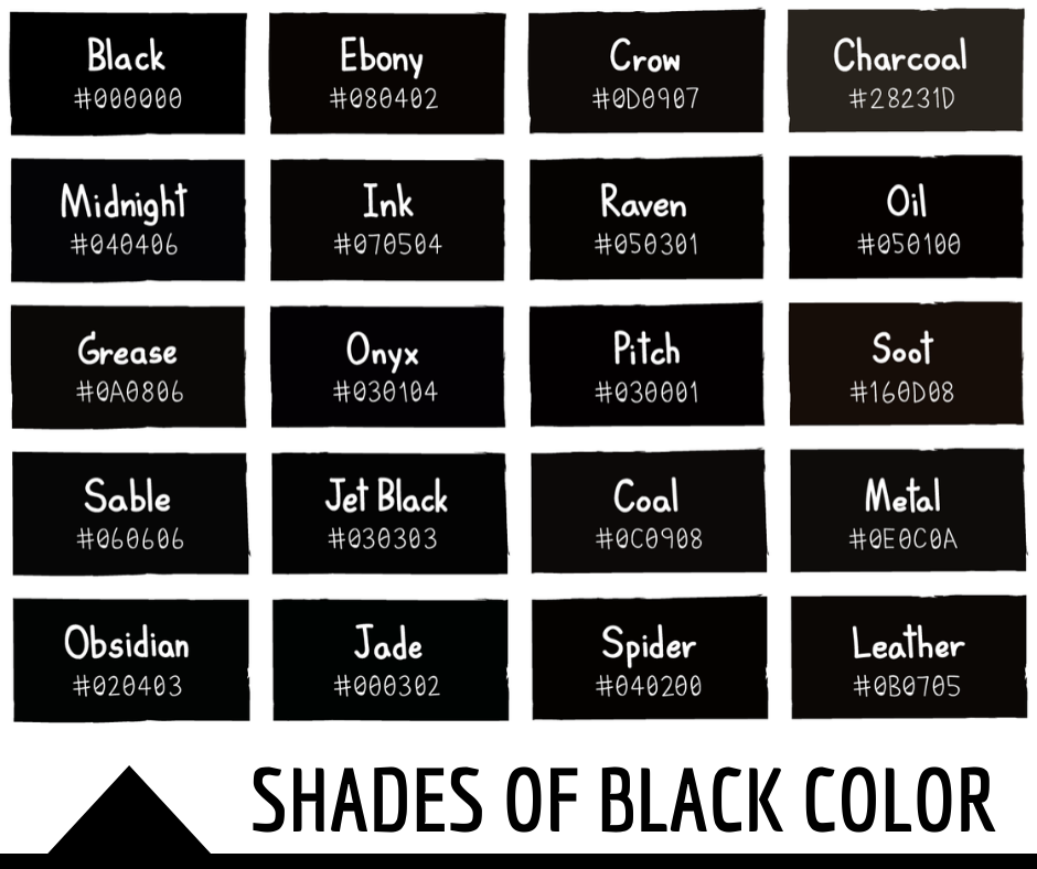 The Dark Beauty of Ebony Color